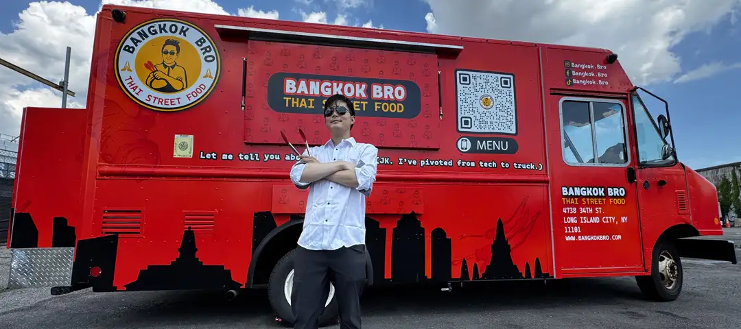 Thai food truck with citywide permit