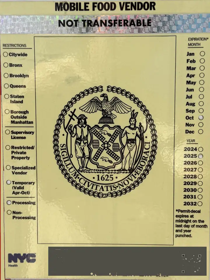 Bangkok bro - food truck permit