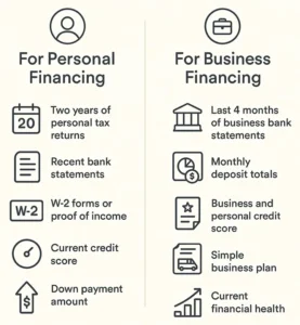 Information We Collect Before Financing